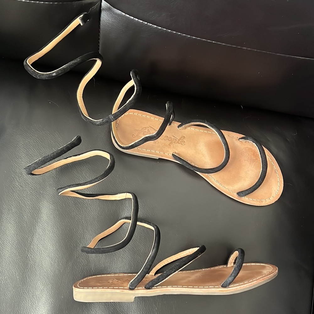 Free People Wrap Sandals Sz 9